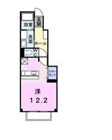 香川県高松市鹿角町(アパート)の賃貸物件の間取り