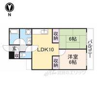 メゾンシャルムの間取り