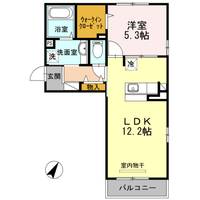 セントラルタウンコート A棟の間取り