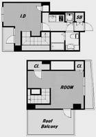 東京都北区中里1(マンション)の賃貸物件の間取り