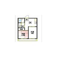 神奈川県横浜市磯子区栗木2(アパート)の賃貸物件の間取り