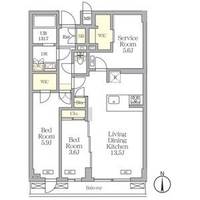 アジールコート都立大学の間取り