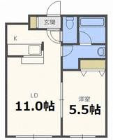 アムール東札幌の間取り