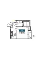 メルディア西府の間取り