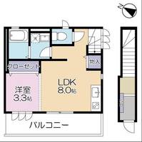 passero java(パッセロジャバ)の間取り