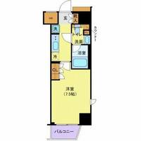 東京都新宿区若松町(マンション)の賃貸物件の間取り