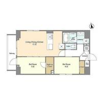 東京都台東区東上野3(マンション)の賃貸物件の間取り