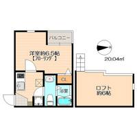 福岡県福岡市西区内浜2(アパート)の賃貸物件の間取り