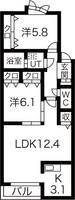 物件の間取り画像