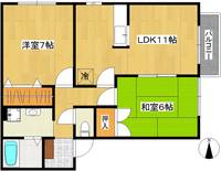 パセオプラシード南中山の間取り