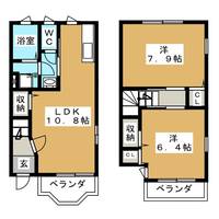 愛知県日進市米野木町油田(一戸建)の賃貸物件の間取り