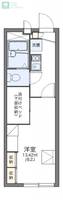 千葉県市川市曽谷1(アパート)の賃貸物件の間取り