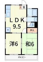 ハイツ田中Iの間取り
