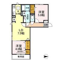 D-roomフォンテーヌの間取り