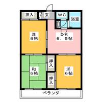 シティーハイツモリーの間取り