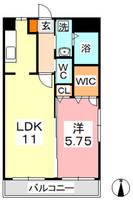 シャルマン Eの間取り