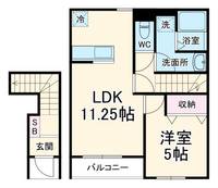 リーブルファイン川口上青木西の間取り