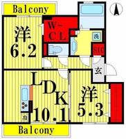 物件の間取り画像