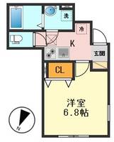 東京都葛飾区新小岩4(アパート)の賃貸物件の間取り