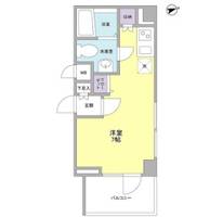 東京都千代田区東神田2(マンション)の賃貸物件の間取り