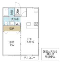 レジデンスみやま C棟の間取り