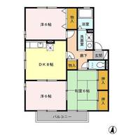 ディアコート B棟の間取り