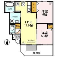 兵庫県神戸市垂水区東垂水町(アパート)の賃貸物件の間取り