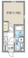 東京都足立区千住4(マンション)の賃貸物件の間取り