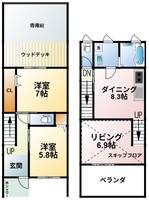 物件の間取り画像
