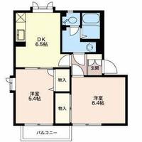 ディアスヤマーニ B棟の間取り