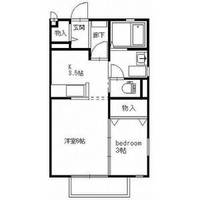 栃木県宇都宮市中今泉4(アパート)の賃貸物件の間取り