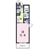 静岡県浜松市中央区渡瀬町(マンション)の賃貸物件の間取り