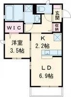 茨城県水戸市見川2(アパート)の賃貸物件の間取り