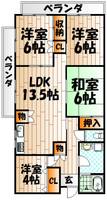 物件の間取り画像