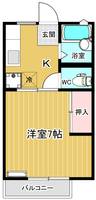 シバキュウハイツの間取り