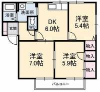 物件の間取り画像