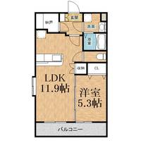 ボヌール増嶋の間取り