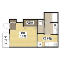 Fair court安東 No.1の間取り