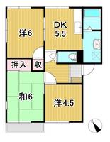 タウニーKの間取り