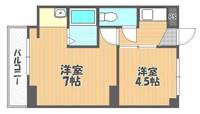 ヴィラナリー備前 1号棟の間取り