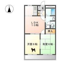 愛知県名古屋市守山区小幡宮ノ腰(マンション)の賃貸物件の間取り