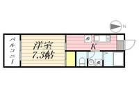 福岡県福岡市南区和田1(アパート)の賃貸物件の間取り