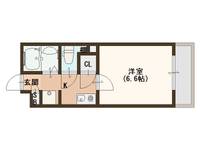 大阪府大阪市西成区天下茶屋3(マンション)の賃貸物件の間取り