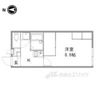 レオパレスプルメリアの間取り