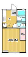 シャルマンコーポ高野Aの間取り