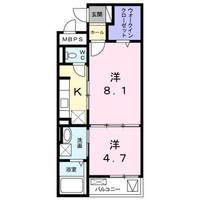 大阪府高槻市宮田町1(マンション)の賃貸物件の間取り