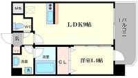 スプランディッド難波Iの間取り
