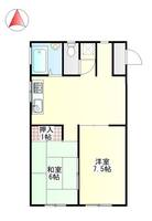 岡山県岡山市南区新保(アパート)の賃貸物件の間取り