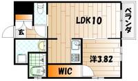 Studie TOBIHATAの間取り
