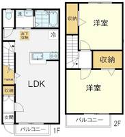 ハーブス ラベンダーの間取り